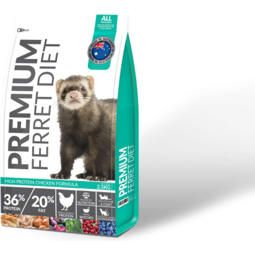Premium Ferret Diet 2.5kg Bag The Pet & Hobby Shop Wangaratta