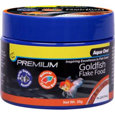Aqua One Premium Goldfish Flake Food 25g