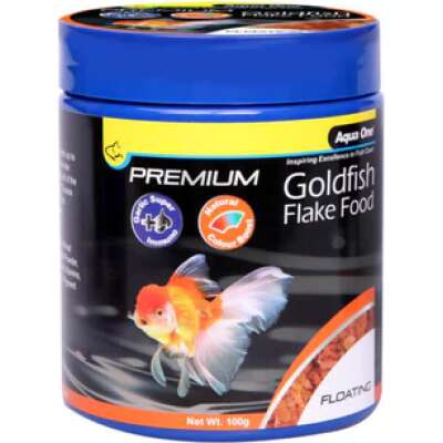 Aqua One Premium Goldfish Flake Food 100g