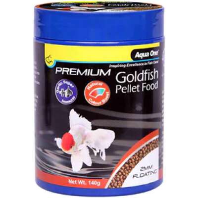 Aqua One Premium Goldfish Floating Pellets 140g