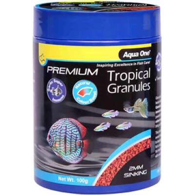 Aqua One Premium Tropical Sinking Granules 100gm