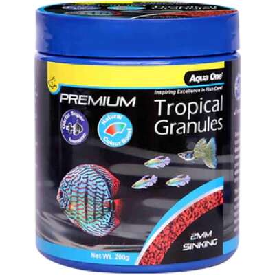 Aqua One Premium Tropical Sinking Granules 200gm