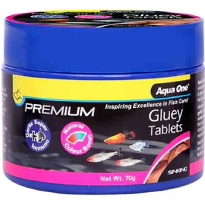 Aqua One Premium Gluey Tablets 70gm