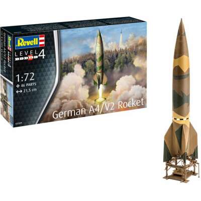 REVELL 1/72 German A4/V2 Rocket PLASTIC MODEL KIT