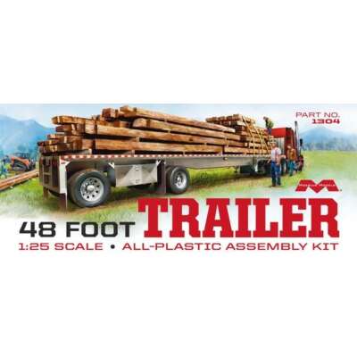 MOEBIUS 1/25 - 48' Flatbed Trailer