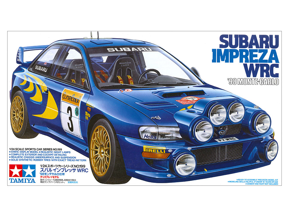 TAMIYA 1/24 SUBARU IMPREZA WRC '98 MONTE-CARLO - Image 2