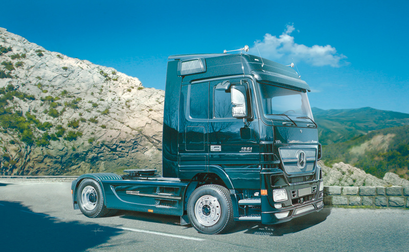 ITALERI 1/24 - MERCEDES - BENZ ACTROS BLACK EDITION