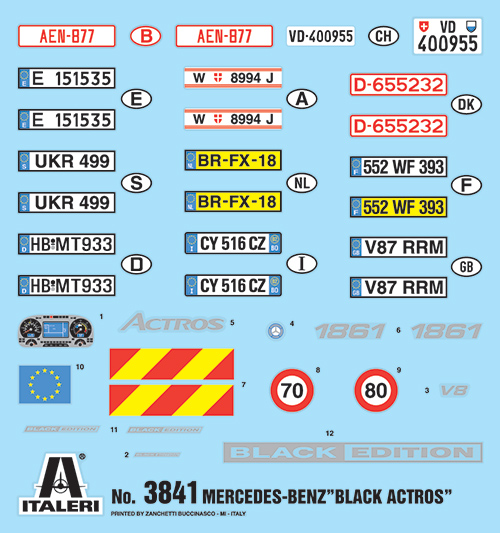 ITALERI 1/24 - MERCEDES - BENZ ACTROS BLACK EDITION - Image 12