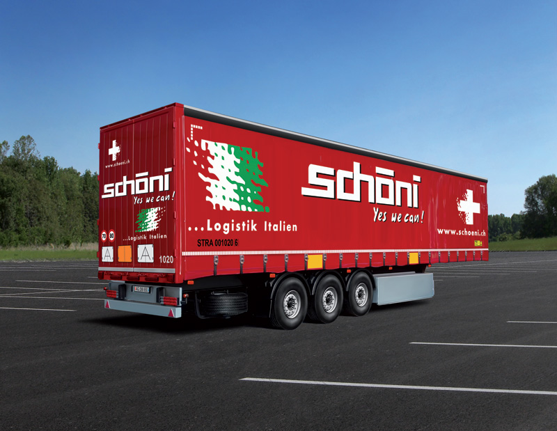 ITALERI 1/24 - CURTAINSIDE TRAILER "Schoeni.ch" - Image 11