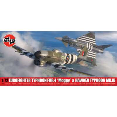 AIRFIX 1/72 Eurofighter Typhoon FGR.4 "Moggy" & Hawker Typhoon Mk.IB - Twin Pack