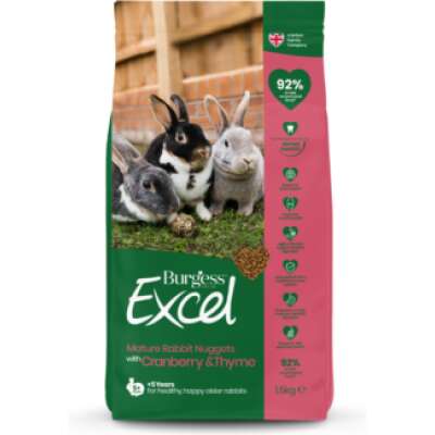 Burgess Excel Mature Rabbit Nuggets 1.5kg