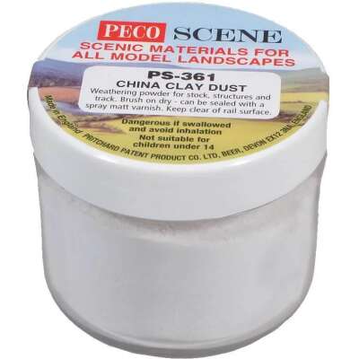 Peco Snow/China Clay Dust Weathering Powder