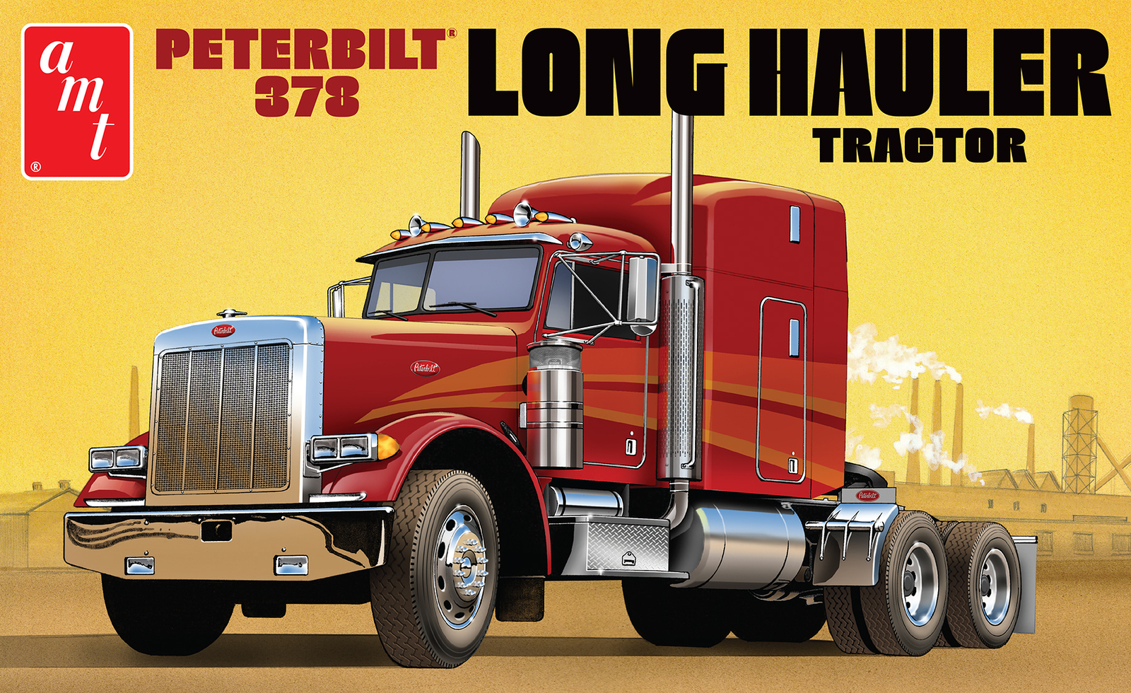 AMT 1/24 - Peterbilt 378 Long Hauler Semi Tractor