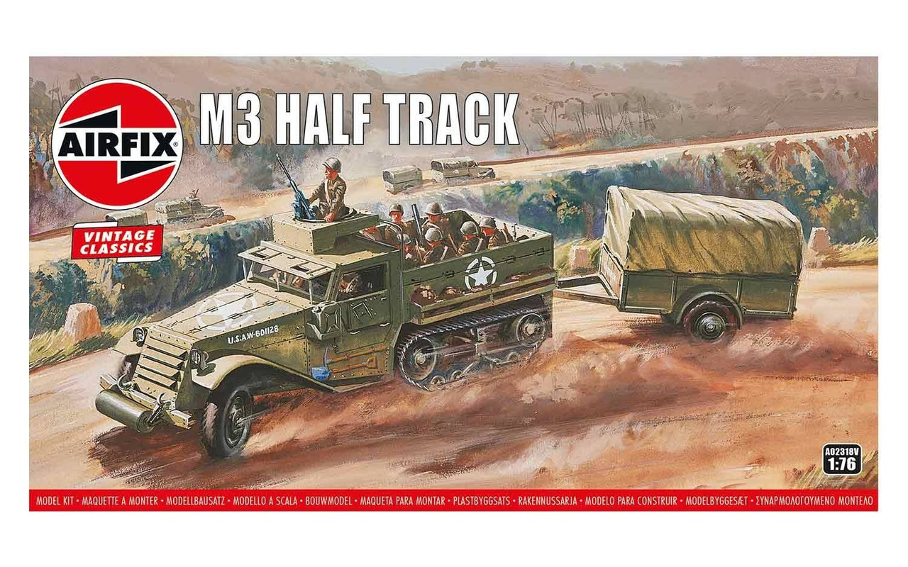 AIRFIX 1/76 M3 Half-Track