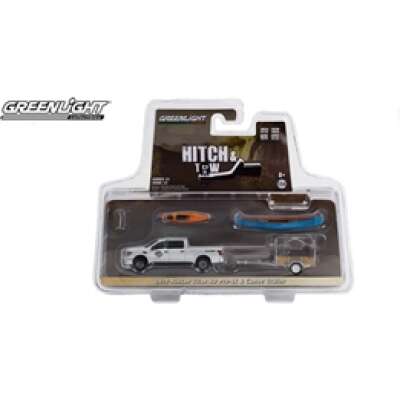 Greenlight 1:64 Hitch & Tow Series 33 - 1967 Dodge D-100 with Boat and Trailer