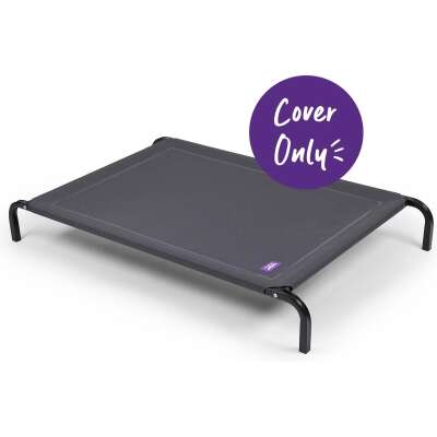 kazoo Premium Outdoor Dog Bed Replacement Cover - Charcoal XLarge