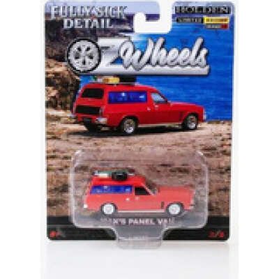 Oz Wheels 1:64 FSD series 3 Holden HJ Panel Van - Orange - Mad Max car 3