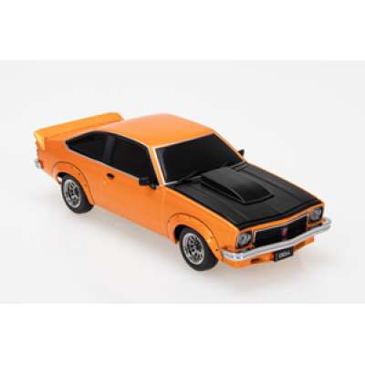 DDA  1:24 Orange/Black A9X Torana Standard w/Wire Wheels Spectra Rides Light Up - Plastic