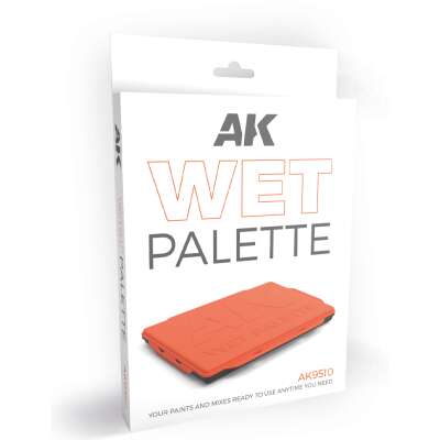 AK Interactive Wet Palette (Includes 40 papers sheets + 2 wipes)