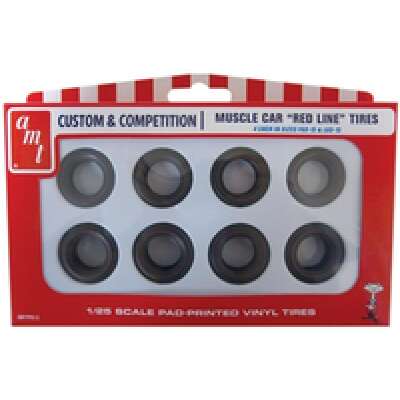 AMT 1/25 Red Line Tires Parts Pack