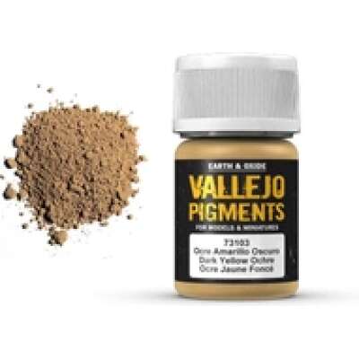 Vallejo Pigments 30 ml Dark Yellow Ochre