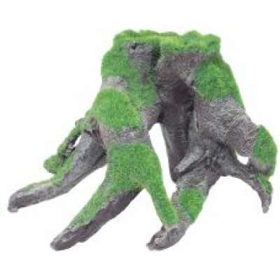 Bio Scape Ornament Moss Tree Stump w/Roots