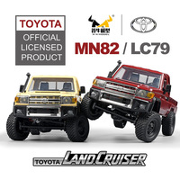 1:12TH SCALE MN Model 1/12 Toyota LC79 4WD RC Crawler RTR (Red) - Image 3