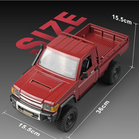1:12TH SCALE MN Model 1/12 Toyota LC79 4WD RC Crawler RTR (Red) - Image 4