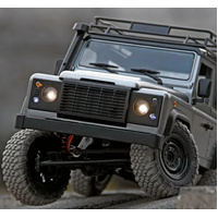 1:12TH SCALE MN Model RC Land rover Defender Model Car 4WD RC Crawler RTR (Silver) - Image 8