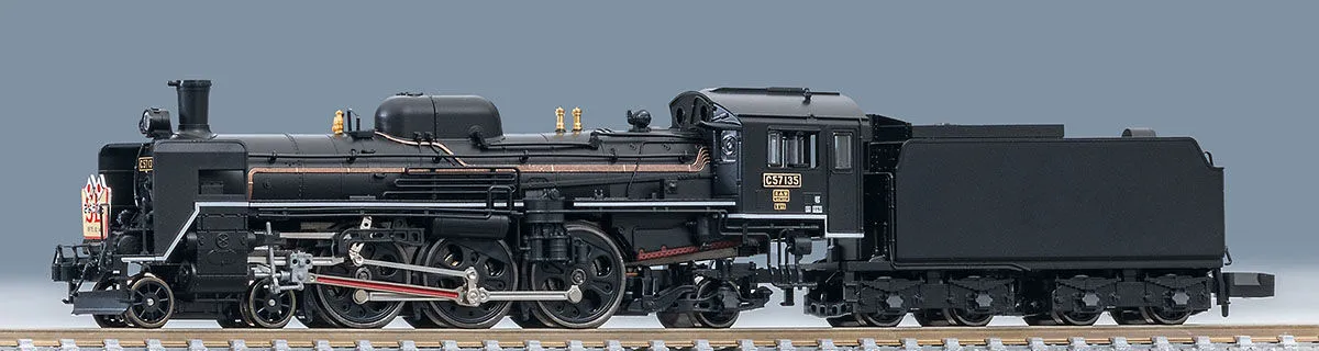 Tomix N JR C57 Steam Locomotive No. 135