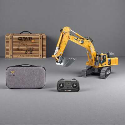 Yi Gong 1/50 R/C Screw 520 Excavator (Soft Rubber Tracks + Black Metal Tracks)