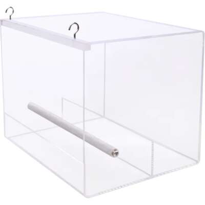Avi One Feeder Bird Enclosed Acrylic L 25 x 20 x 20cm