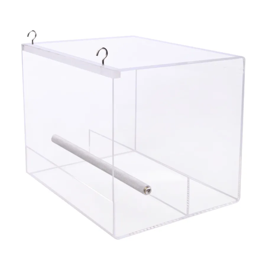 Avi One Feeder Bird Enclosed Acrylic L 25 x 20 x 20cm