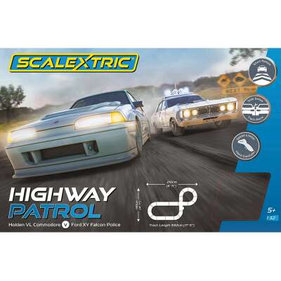 SCALEXTRIC 1/32 AUSTRALIAN HIGHWAY PATROL SLOT CAR SET