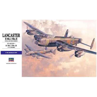 Hasegawa 1/72 LANCASTER B. Mk.I/Mk.III (w/ RAAF Decals)