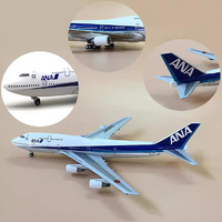 NS Model 485837 ANA Boeing 747-400 1/400 Diecast Plane - Image 3