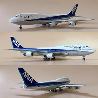NS Model 485837 ANA Boeing 747-400 1/400 Diecast Plane - Image 2