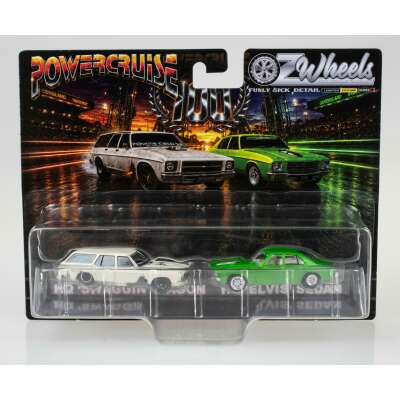 Oz Wheels 1:64 FSD Power Cruise 100 Holden HQ Twin Set - HQ Station Wagon & HQ 4 Door Monaro pre-order now
