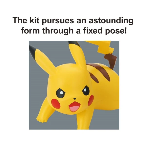 Bandai Pokémon Model Kit QUICK!! 03 PIKACHU (BATTLE POSE) - Image 6