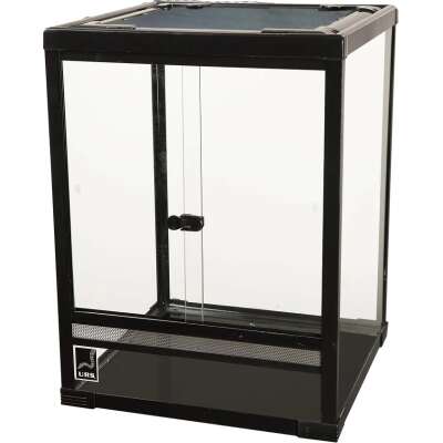 URS Tower Terrarium 45 x 45 x 60cm (H) Black - mesh lid
