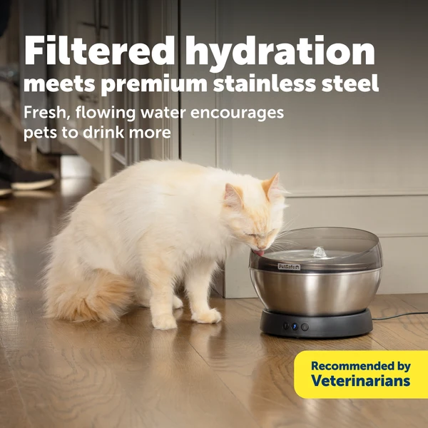 PETSAFE - HydroSphere™ 1.7L Stainless Steel Fountain - Image 4