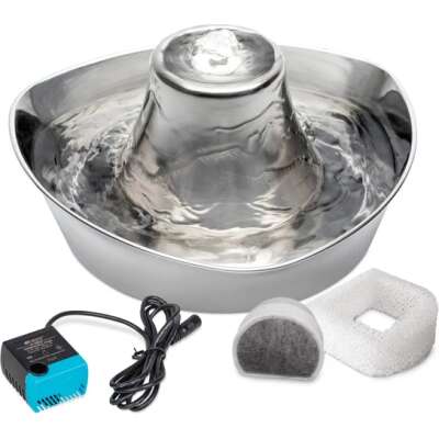 PETSAFE - Seaside Stainless Steel Pet Fountain